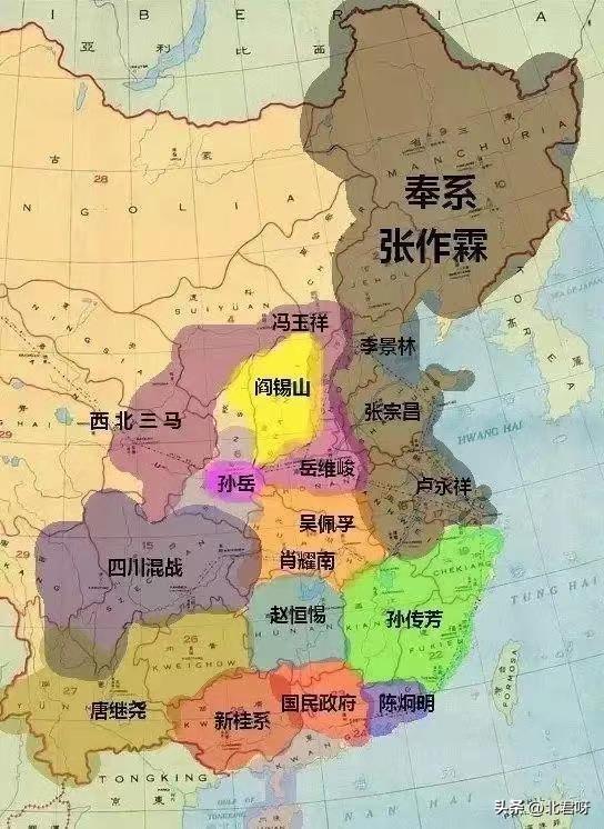 民国各大军阀排名(图1)