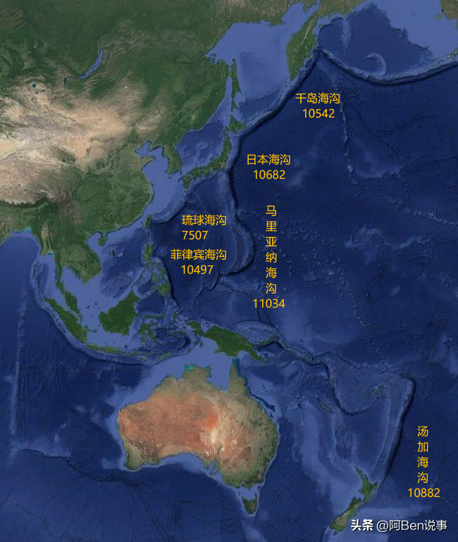 看日本海底地图，可能会被吓一跳，站在悬崖边的国家？(图2)