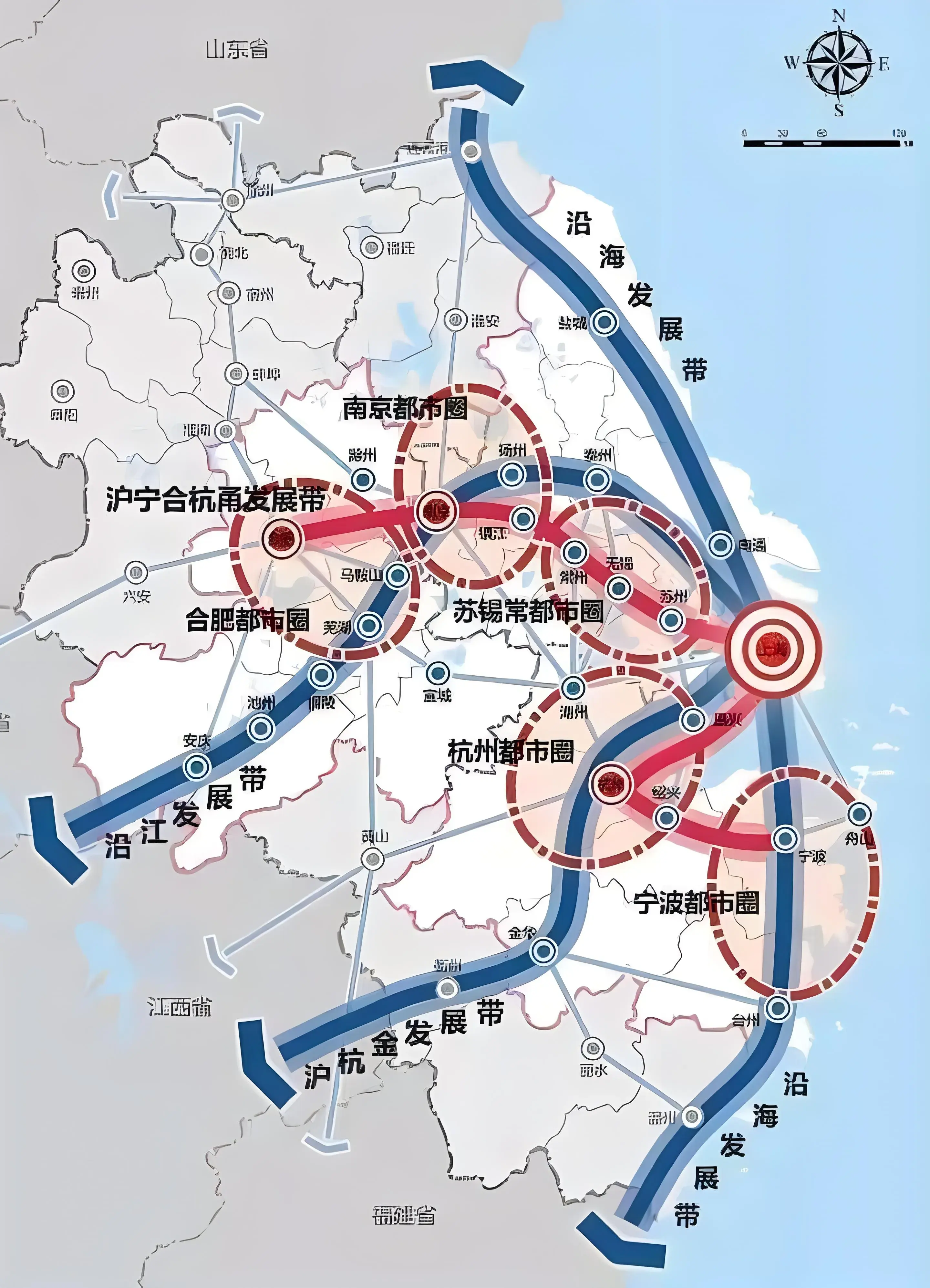 国务院批复浙江建设1个世界级湾区，4大都市区，金华、温州起飞？(图4)